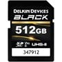 Delkin BLACK 512GB (300MB/s) SDXC UHS-II V90 Memory Card Delkin BLACK 512GB (300MB/s) SDXC UHS-II V90 Memory Card